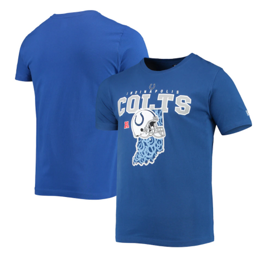 Indianapolis Colts New Era State Pride T-Shirt - Blue