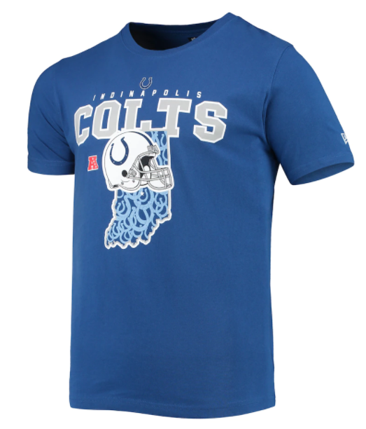 Indianapolis Colts New Era State Pride T-Shirt - Blue