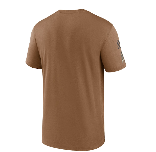 Washington Commanders Nike 2023 Salute to Service T- Shirt- Tan