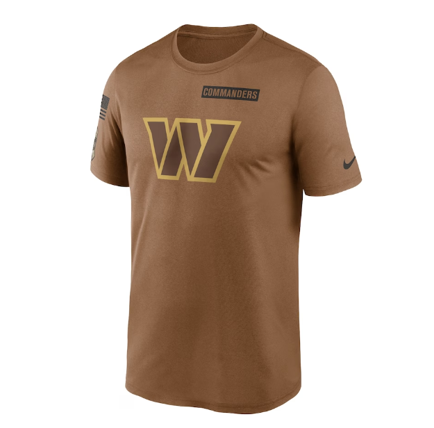 Washington Commanders Nike 2023 Salute to Service T- Shirt- Tan