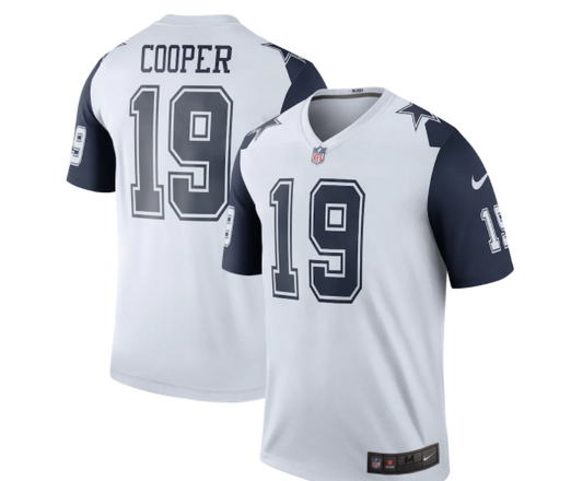 Dallas Cowboys Nike Amari Cooper #19 Color Rush Men's White Legend Jersey