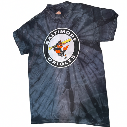 Baltimore Orioles Stitches Cooperstown Tie Dye T-Shirt Black