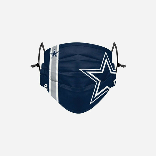 Dallas Cowboys Youth 8-20 Foco Reusable Face Cover (Mask) SMALL