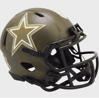Dallas Cowboys Salute to Service (STS) Mini Replica Helmet