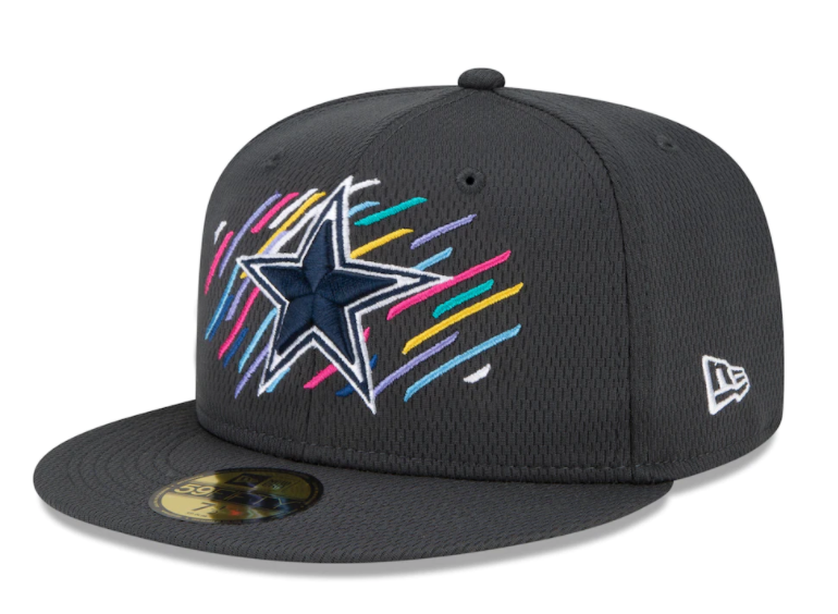 Dallas Cowboys New Era Crucial Catch Sideline 59FIFTY Hat - Gray