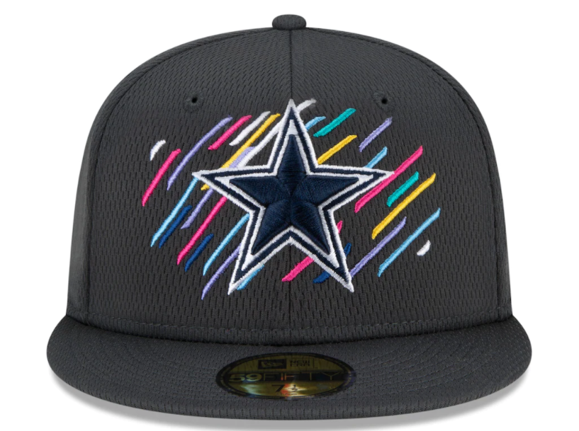 Dallas Cowboys New Era Crucial Catch Sideline 59FIFTY Hat - Gray