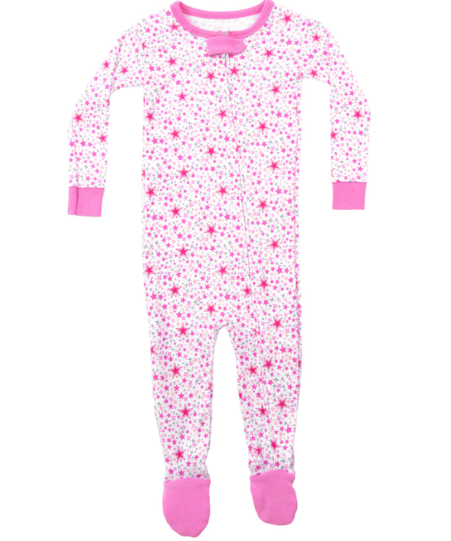 Dallas Cowboys Outerstuff Dobbin Pink Infant Long Sleeve Sleeper Bodysuit