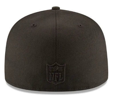 Philadelphia Eagles Black On Black 59Fifty Fitted Hat