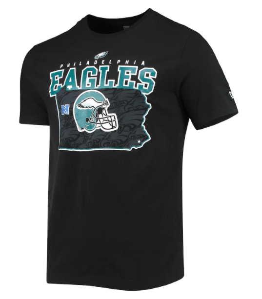 Philadelphia Eagles New Era State Pride T-Shirt - Black