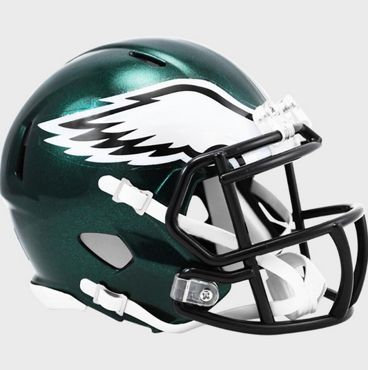 Philadelphia Eagles Riddell Green Mini Speed Replica Helmet