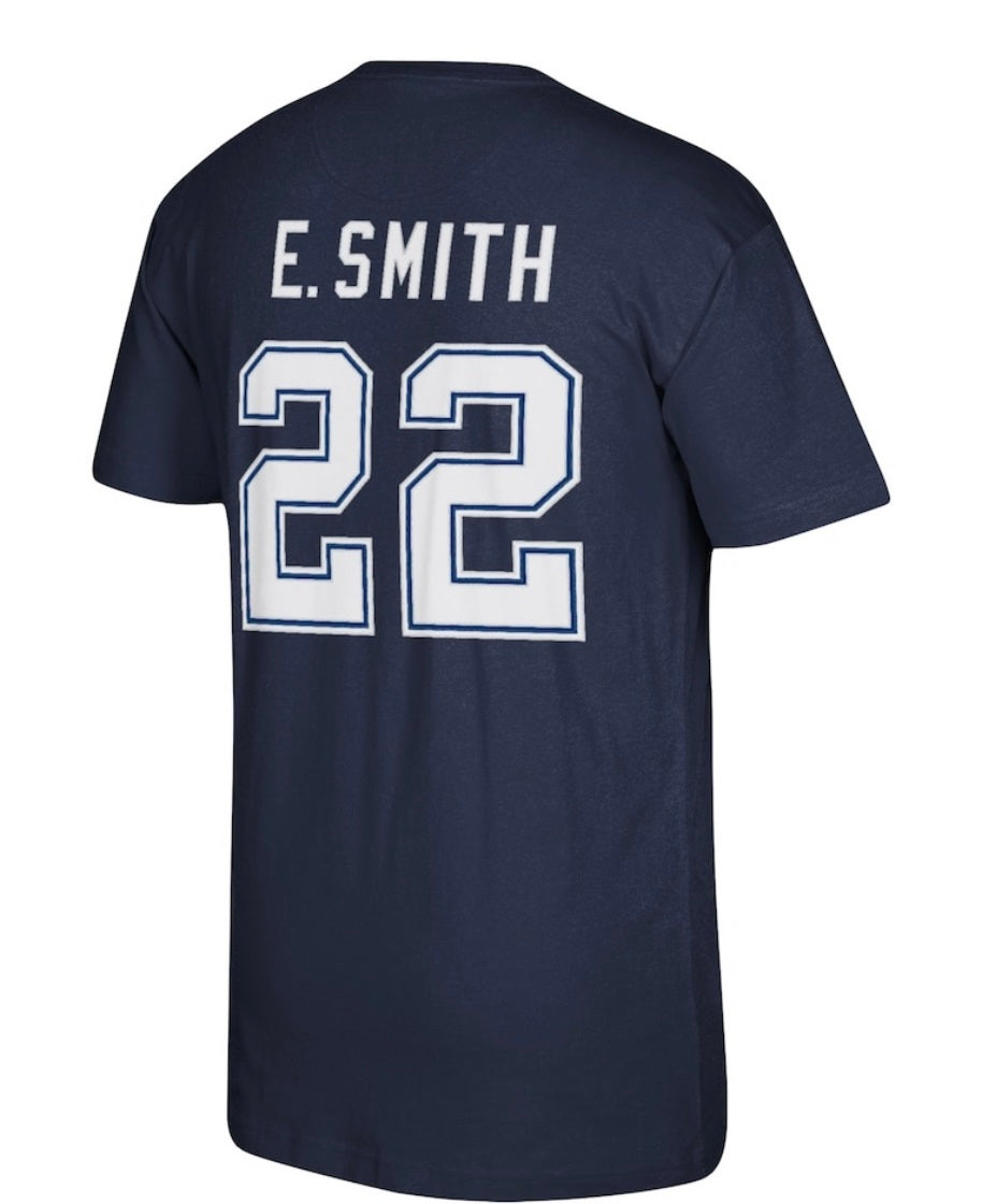 Dallas Cowboys Emmitt Smith # 22 Mitchell & Ness Player Name & Number Tee