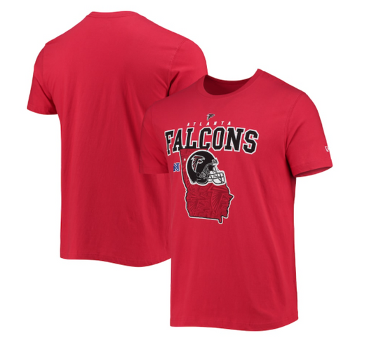 Atlanta Falcons New Era State Pride T-Shirt - Red