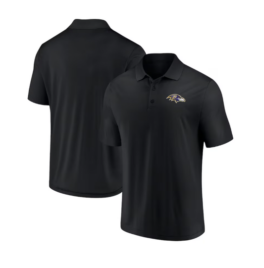 Baltimore Ravens Fanatics Branded Primary Logo Polo - Black