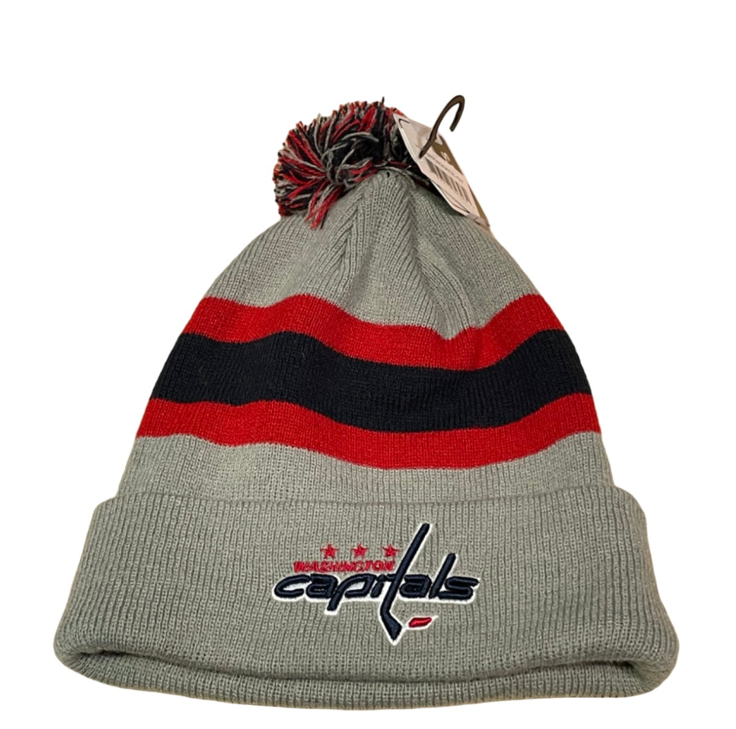 Washington Capitals Fan Favorite Stripe Knit Hat