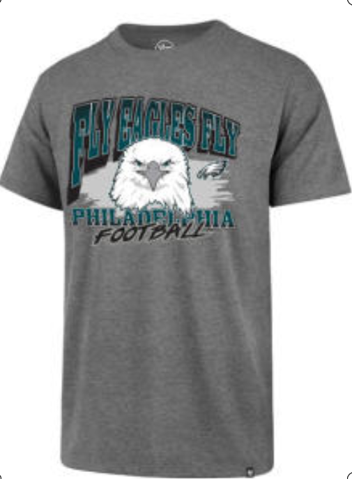 Phildalpha Eagles '47 "Fly Eagles Fly" Super Rival T-Shirt - Heather