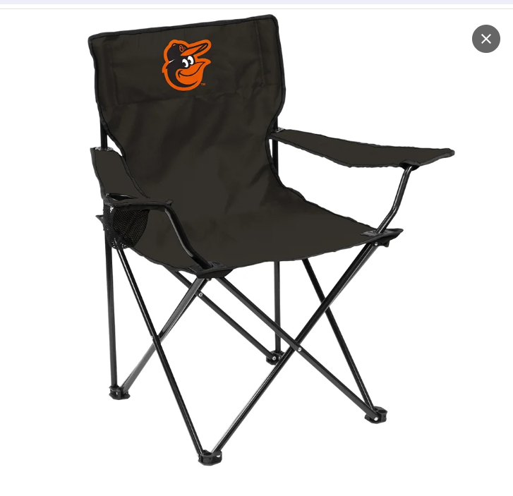 Baltimore Orioles Logo Brand Quad Chair