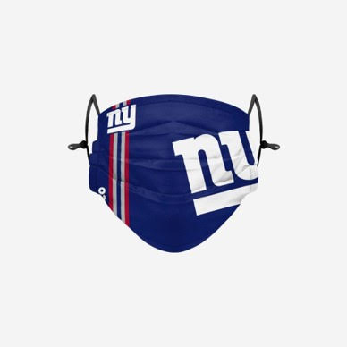 New York Giants Foco On-Filed Sideline Pleated Face Cover Mask
