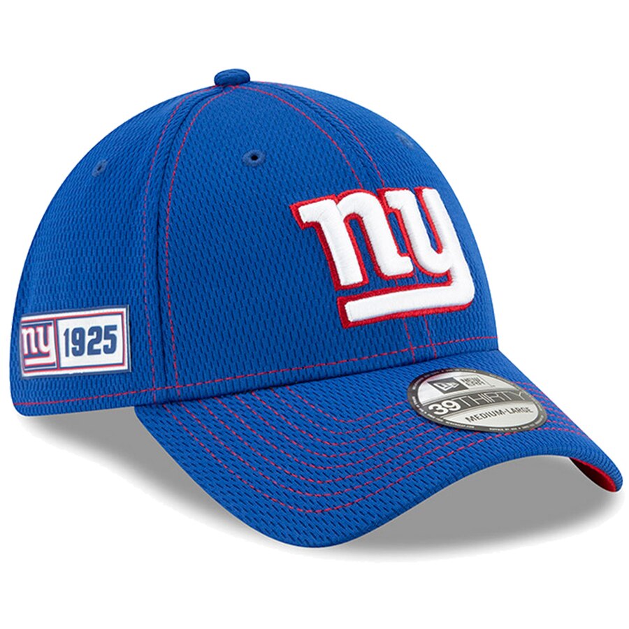 New York Giants New Era 2019 Sideline Road Established 39THIRTY Flex Fit Hat