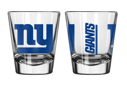 New York Giants 2 oz Game Day Shot Glass