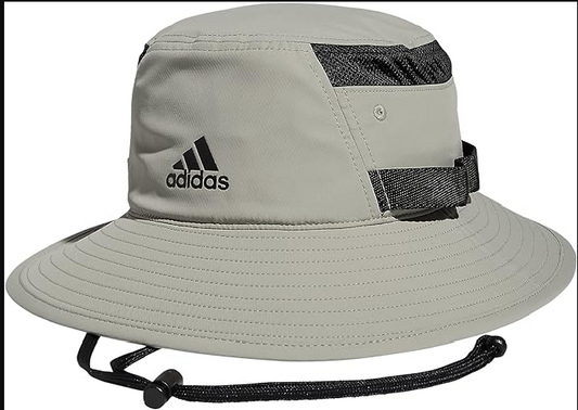 adidas Men's Victory III Bucket Hat -  Gray/Black