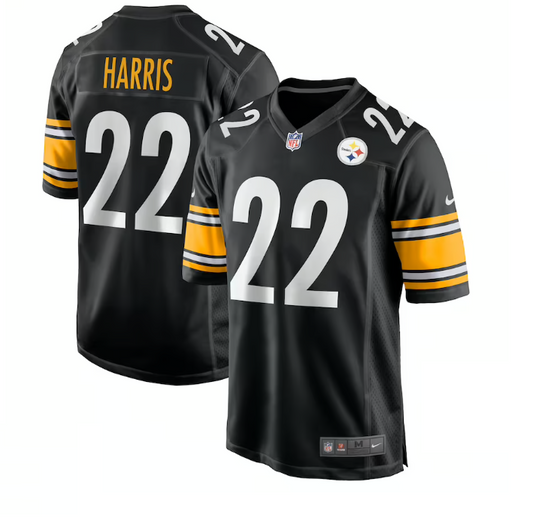 Pittsburgh Steelers #22 Najee Harris Nike Mens Game Jersey - Black
