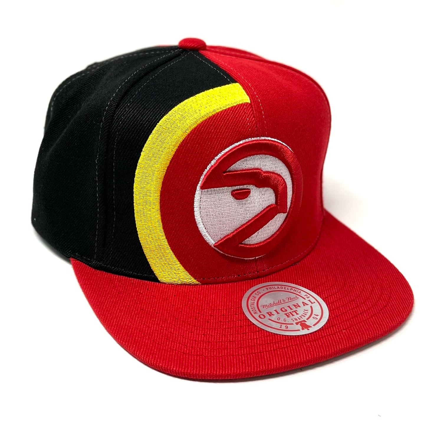 Atlanta Hawks Mitchell & Ness Retroline Snapback Hat - Red