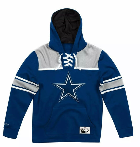 Dallas Cowboys Hockey Lace Hoodie