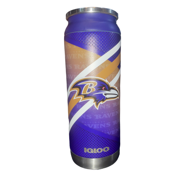 Baltmore Ravens IGLOO 16oz Stainless Steel Tumbler