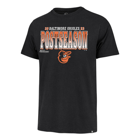 Baltimore Orioles '47 Brand 2023 Post Season Playoff's Franklin Black T-Shirt