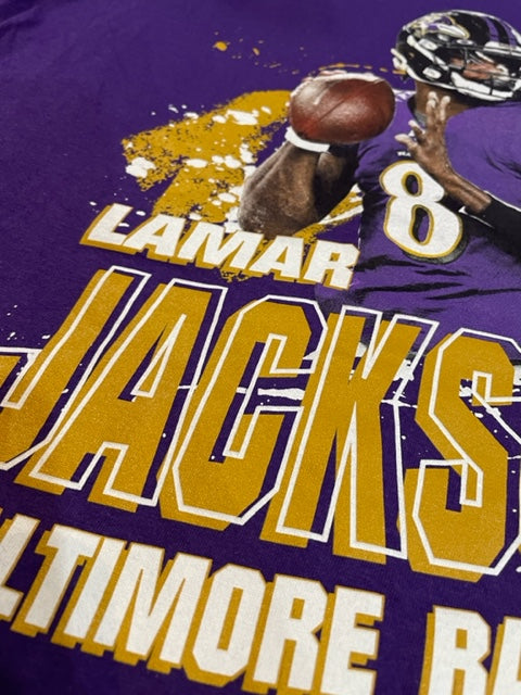 Baltimore Ravens Outerstuff  Lamar Jackson Youth Player Max T-shirt