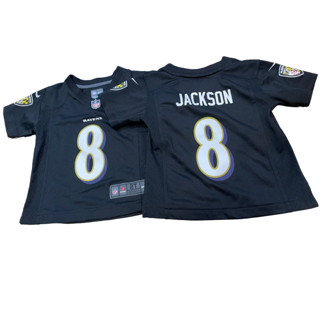 Baltimore Ravens Nike #8 Lamar Jackson Toddler  Game Jersey-Black