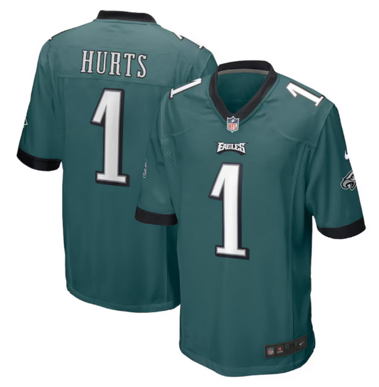 Philadelphia Eagles #1 Jalen Hurts Nike Game Day Mens Jersey - Green