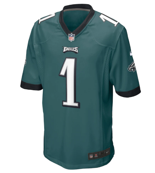 Philadelphia Eagles #1 Jalen Hurts Nike Game Day Mens Jersey - Green