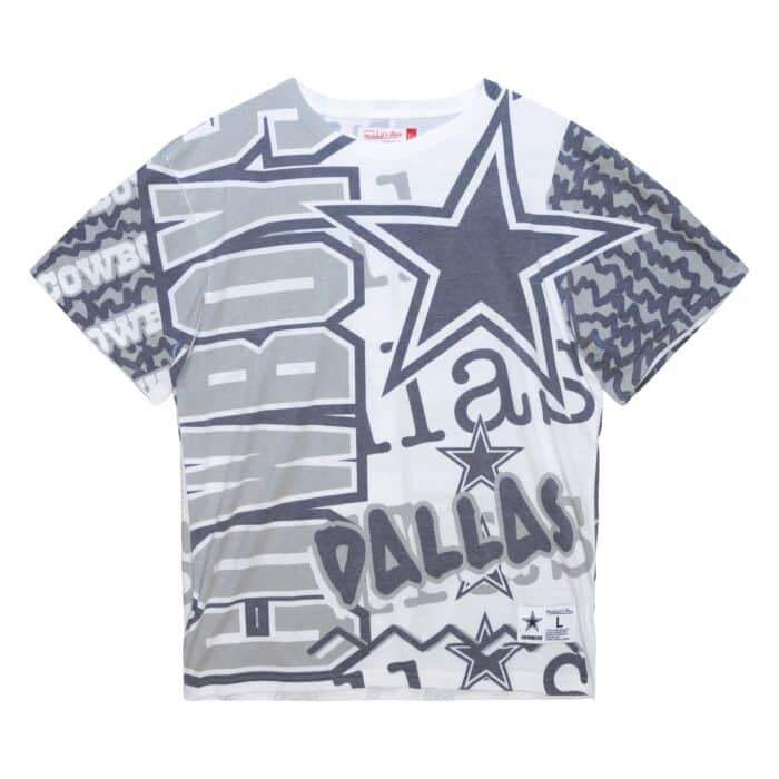 Dallas Cowboys Mitchell & Ness Jumbotron 2.0 Sublimated SS T-Shirt