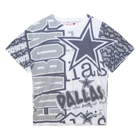 Dallas Cowboys Mitchell & Ness Jumbotron 2.0 Sublimated SS T-Shirt