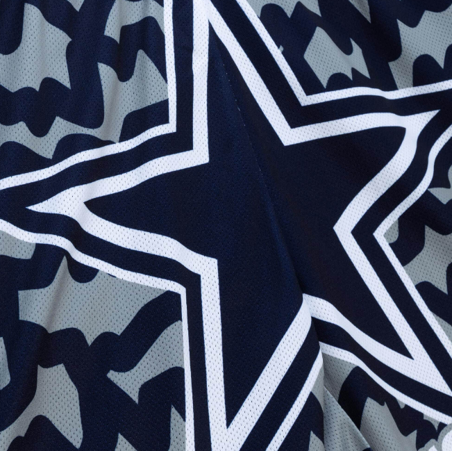 Dallas Cowboys Jumbotron Sublimated Mitchell & Ness Shorts - Navy