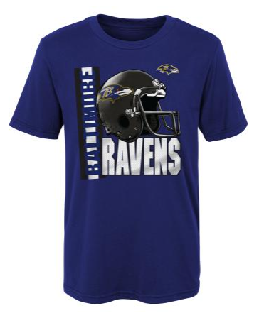 Baltimore Ravens Pre-School Kids Draft Pick T-Shirt- Purple