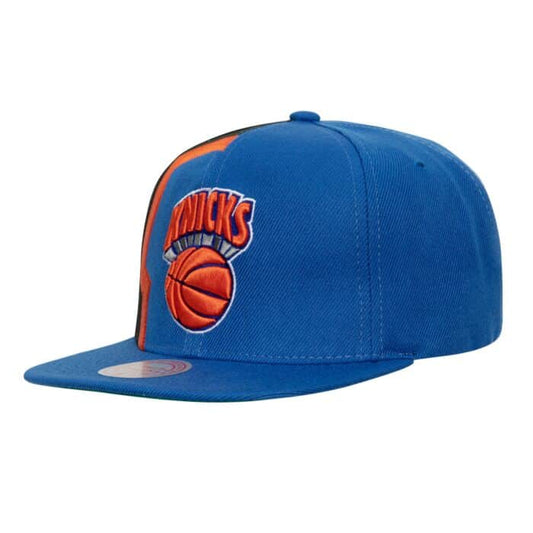 New York Knicks Mitchell & Ness Retroline Snapback Hat - Blue