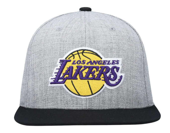 Los Angeles Lakers Mitchell & Ness Heather Underpop Snapback