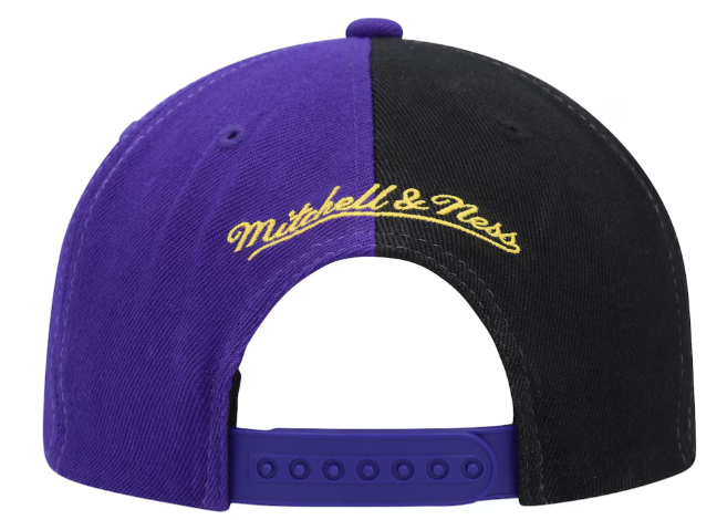 Los Angeles Lakers Mitchell & Ness Retroline Snapback Hat - Purple