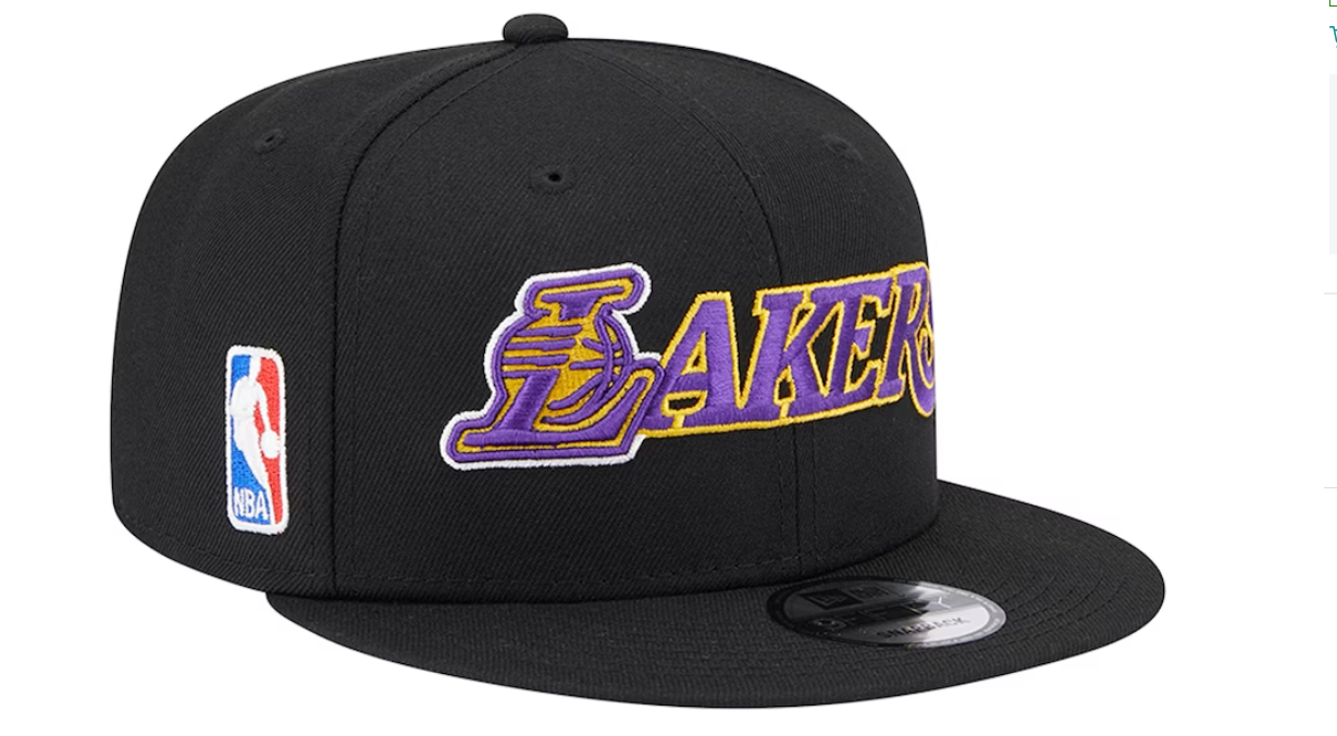Los Angeles Lakers New Era Logo Blend 9Fifty Hat