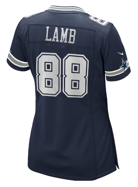 Dallas Cowboys Nike Women's #88 CeeDee Lamb Game Blue Jersey