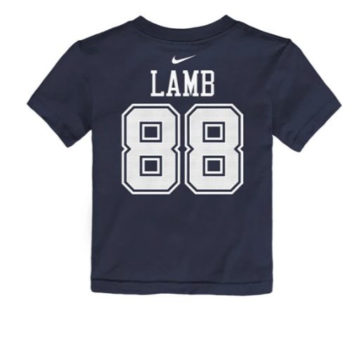 Dallas Cowboys #88 CeeDee Lamb Nike Toddler Player T-Shirt Blue