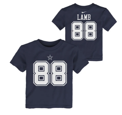 Dallas Cowboys #88 CeeDee Lamb Nike Toddler Player T-Shirt Blue