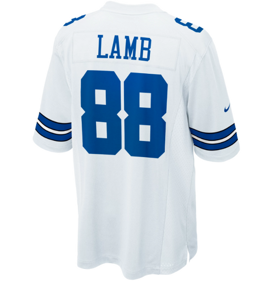 Dallas Cowboys Nike #88 CeeDee Lamb Men's White Game Jersey