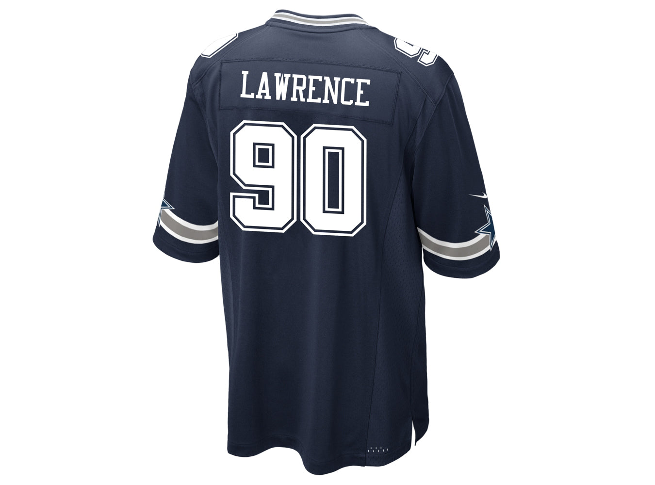 Dallas Cowboys #90 DeMarcus Lawrence Nike Mens Game Jersey - Navy