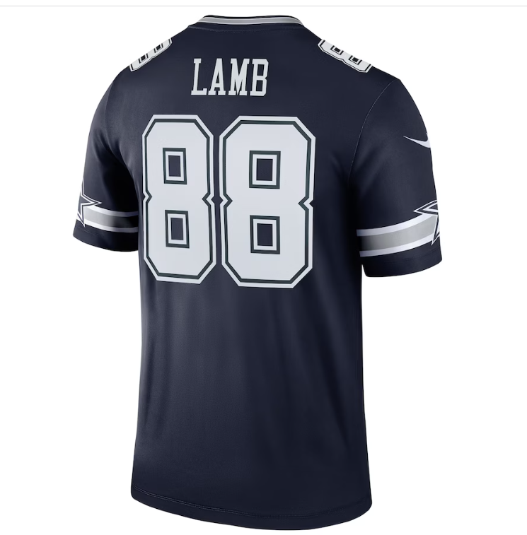 Dallas Cowboys CeeDee Lamb #88 Nike Navy Legend Mens Jersey