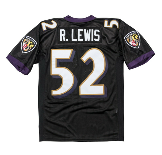 Baltimore Ravens Mitchell & Ness Ray Lewis Hall Of Fame Legacy Black Jersey