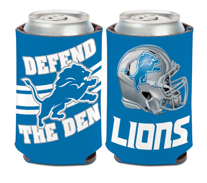 Detroit Lions Team Slogan Can Cooler