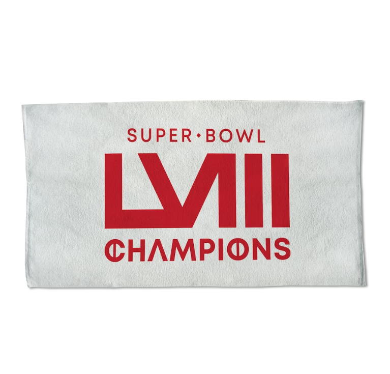 Kansas City Chiefs WinCraft Super Bowl LVIII Champions Locker Room 22'' x 42'' Double-Sided Towel